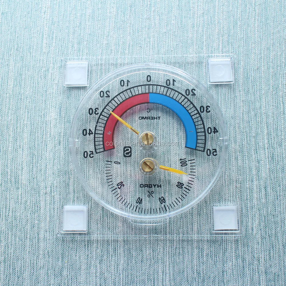 Bimetallic thermometer stick on thermometer window thermometer