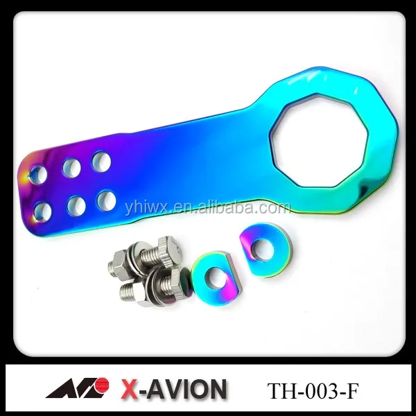 custom front bumper racing aluminum tow hook