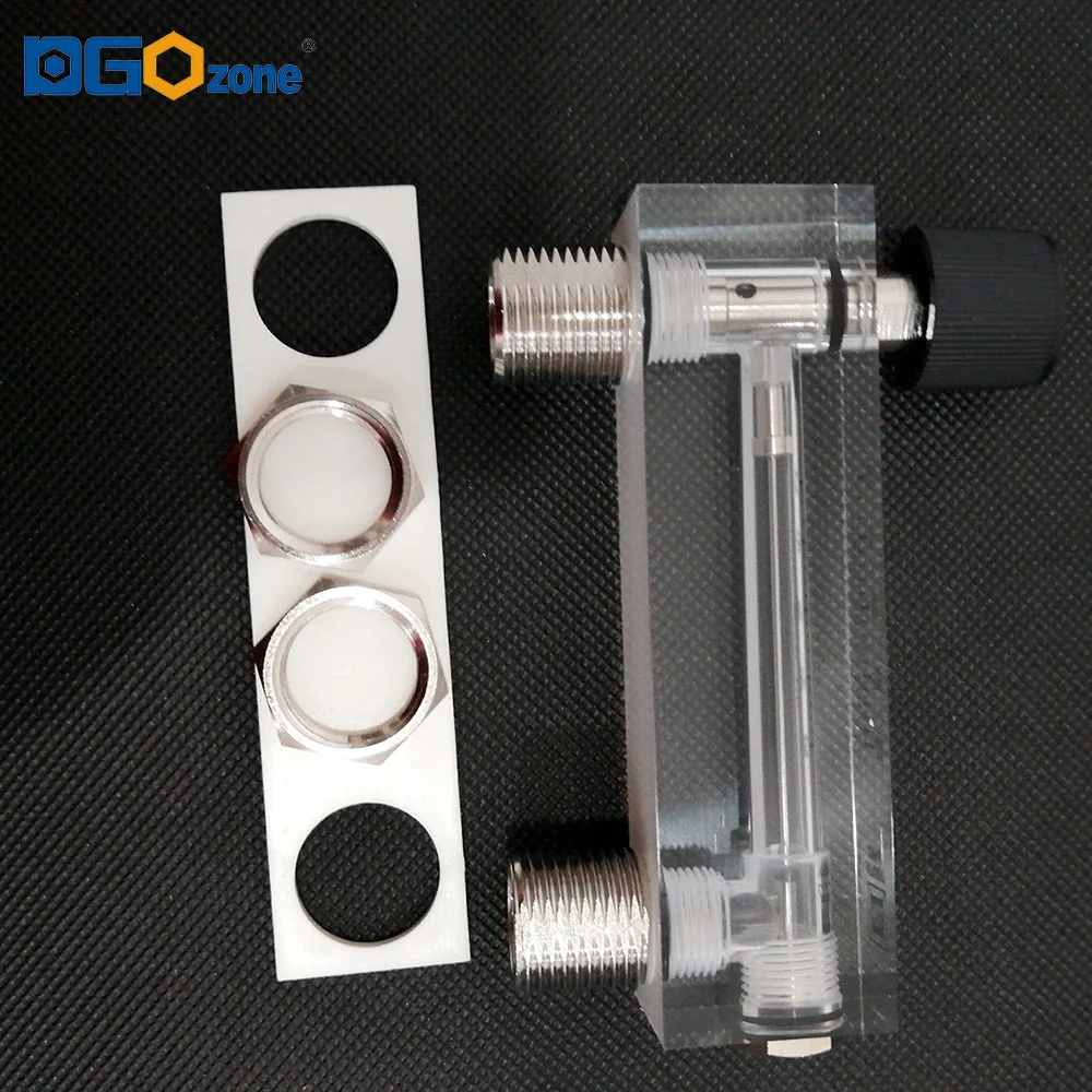 20L water flow meter acrylic flowmeter panel water flow meters 2 l/h glass water rotameter