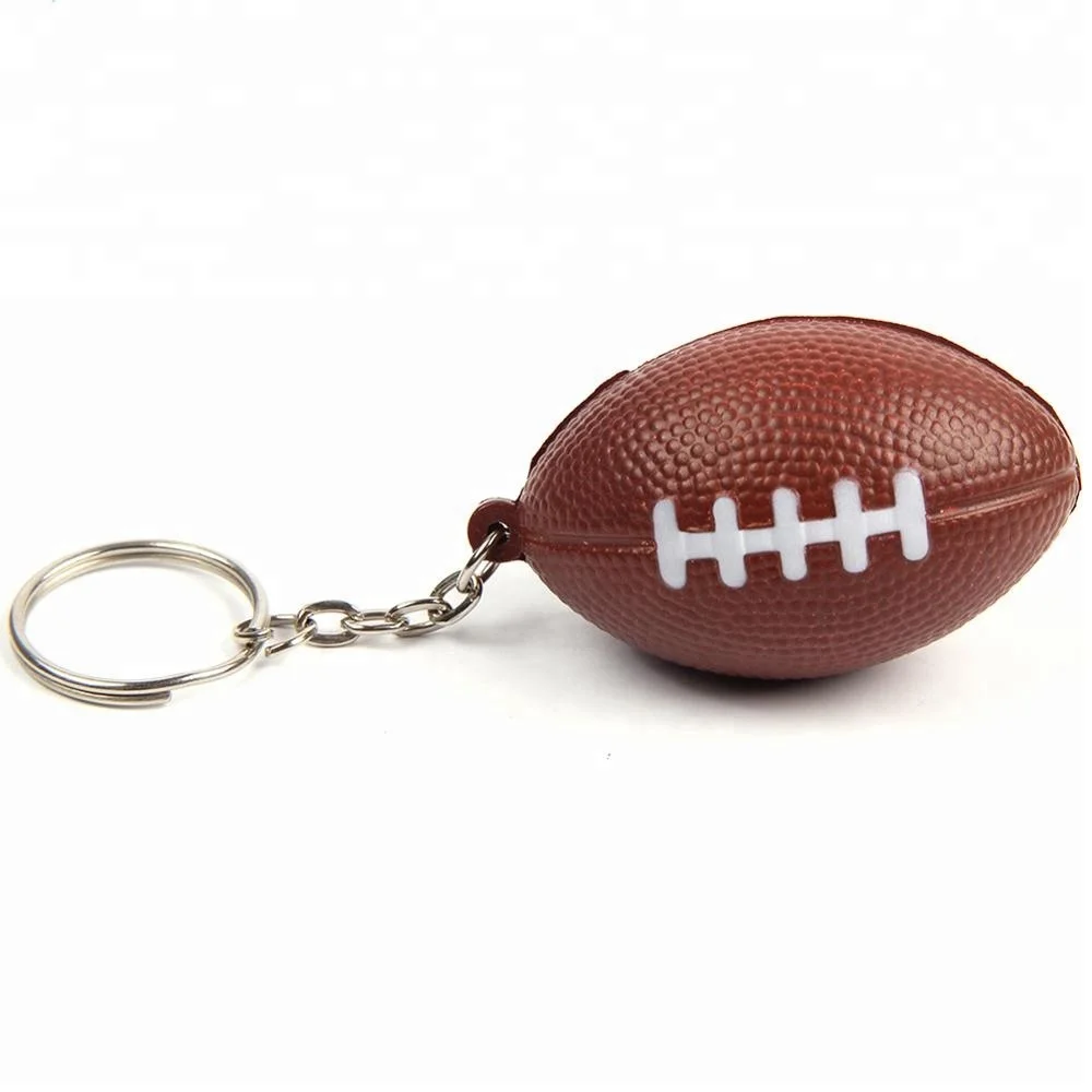 Promotion gift American Football Fans Keychain /USA Rugby Ball Key Chain