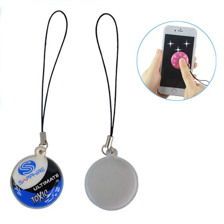 Очиститель экрана мобильного телефона с брелоком из ПВХ