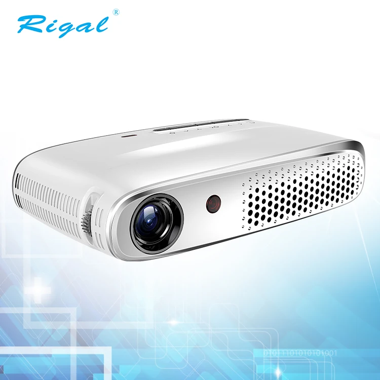 Мини-проектор для телевизора домашнего кинотеатра 1600 люмен светодиодный проектор с поддержкой 1080P видеоплеер LCD
