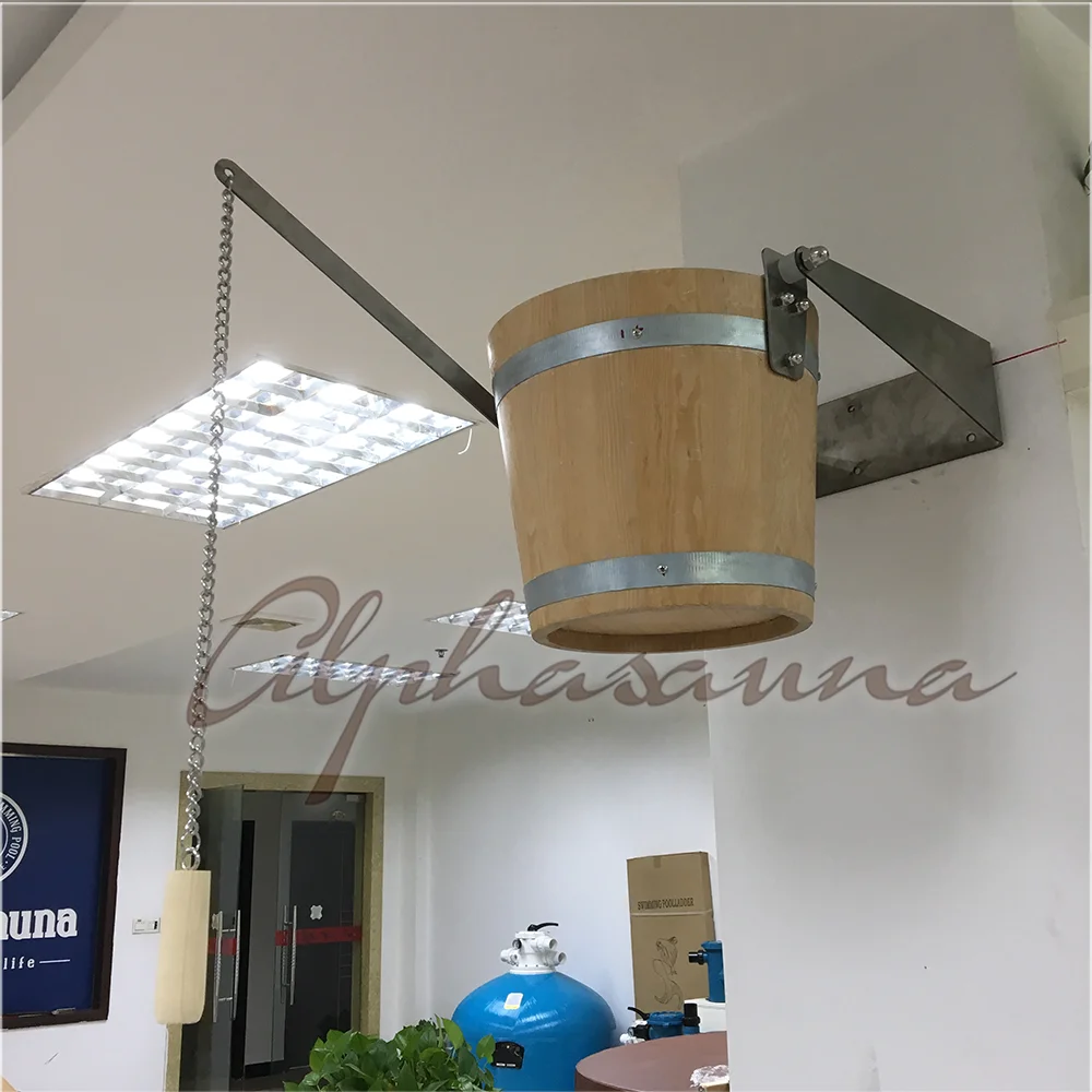 Turkish Shower Bath Accessories Sauna Bucket And Ladle For Sales