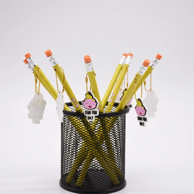 
Modern fashionable Novelty unicorn pencil for kids with small Pendant 