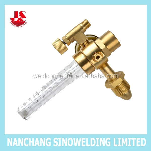 JS-1405 Argon CO2 Mig Tig Flow meter Regulator CGA580  for Welding