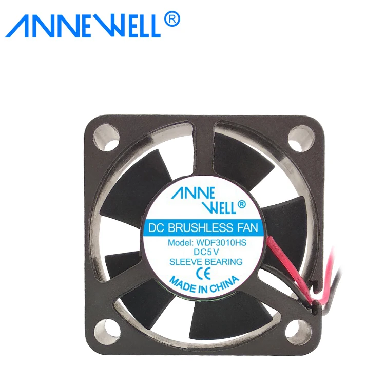 ANNEWELL Fan 30x30x10 Mini Fan Low Voltage 5v 6v 8v 3010 30mm Fan Dc