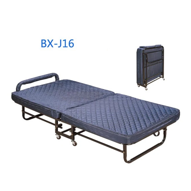 Гостиничная сверхскладная односпальная кровать с матрасом