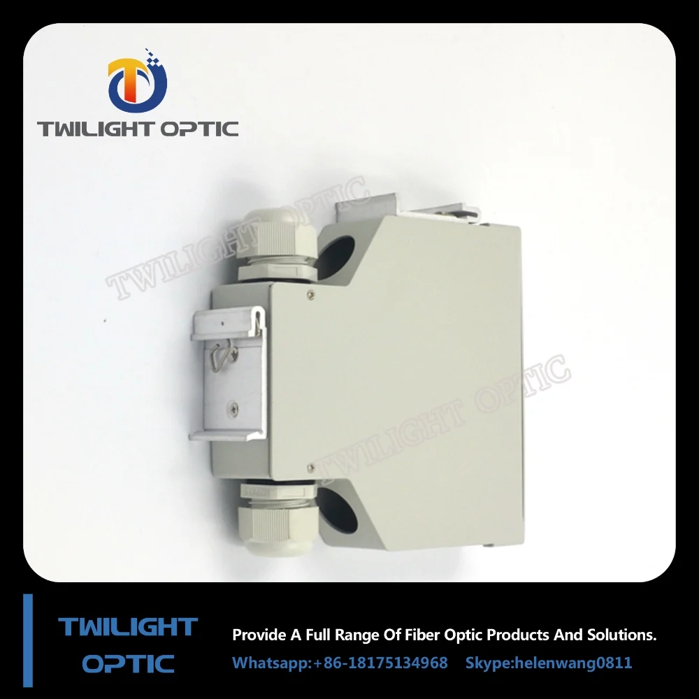 Ethernet Волоконно-Оптические Быстрый Монтаж на Din-рейку Клеммная Коробка