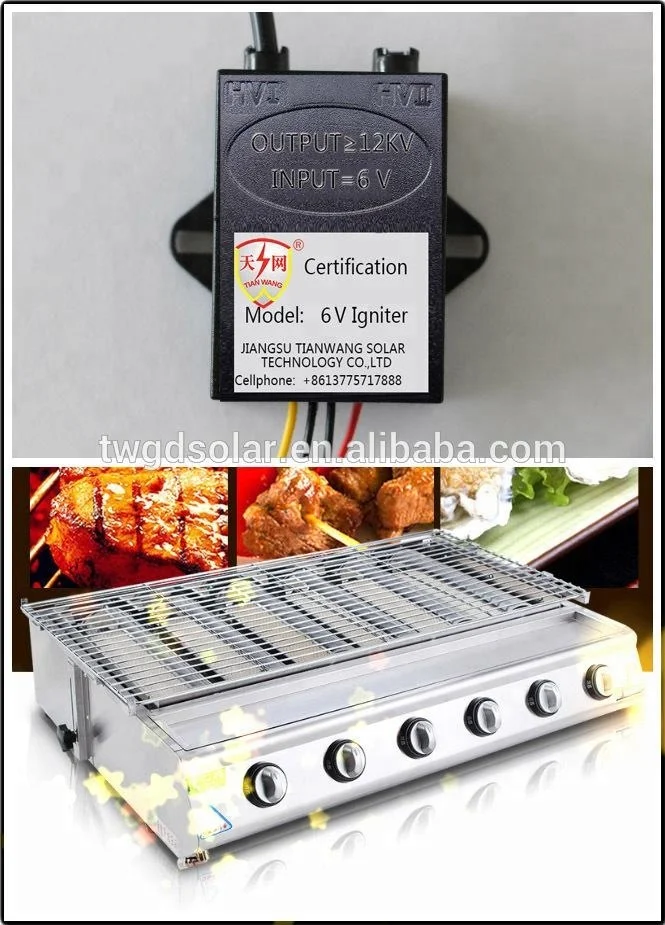 12V Электронный газовый воспламенитель газовой печи/печи