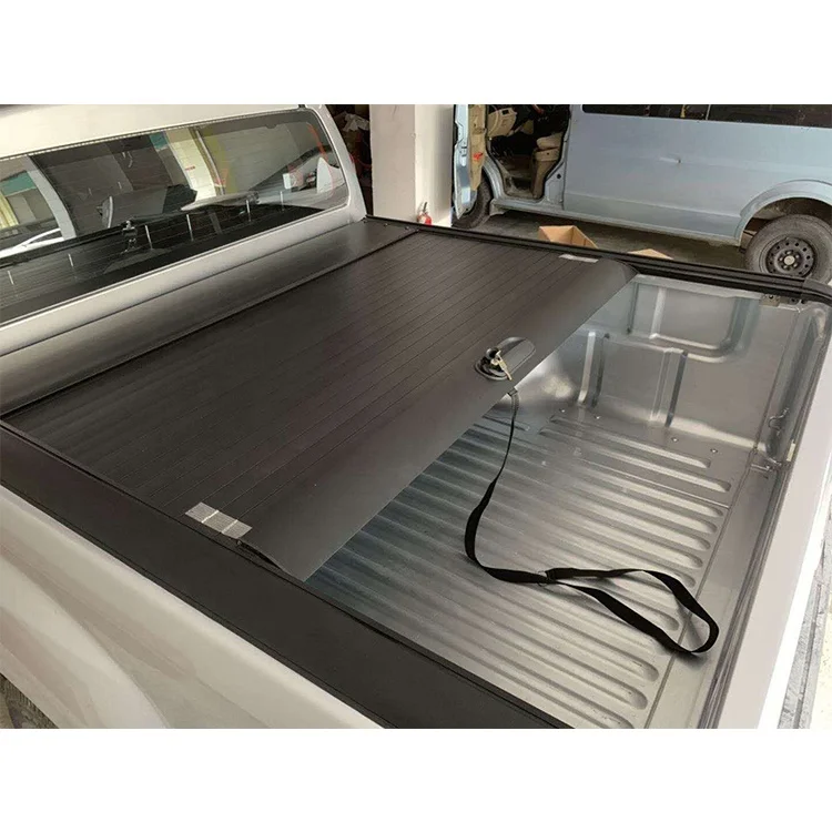 Soft Roll Up Truck Bed Cover Folding Hard Top Fold Tonneau Cover For Mitsubishi Triton l200 2017