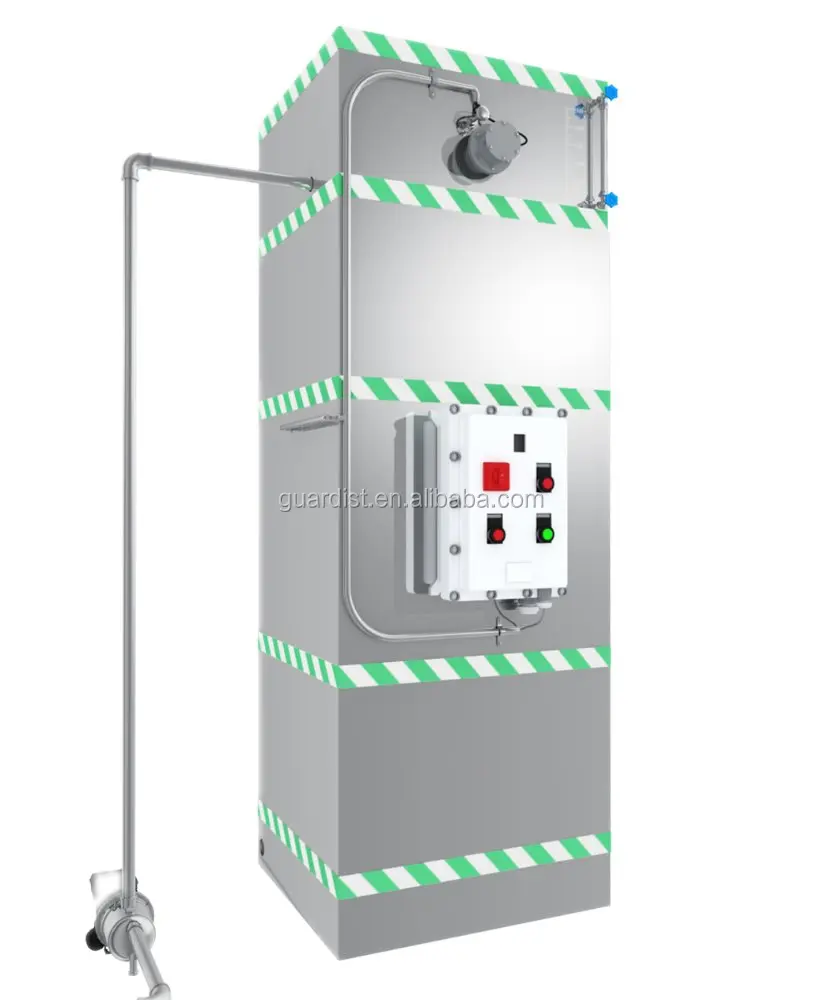 Compound Emergency Shower Room & Eye Washer