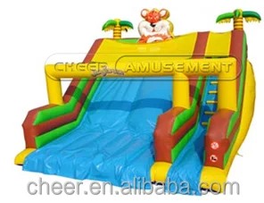 Cheer Amusement Children Inflatable Slip N Slide Inflatable Jungle Spider Slide and Bouncer