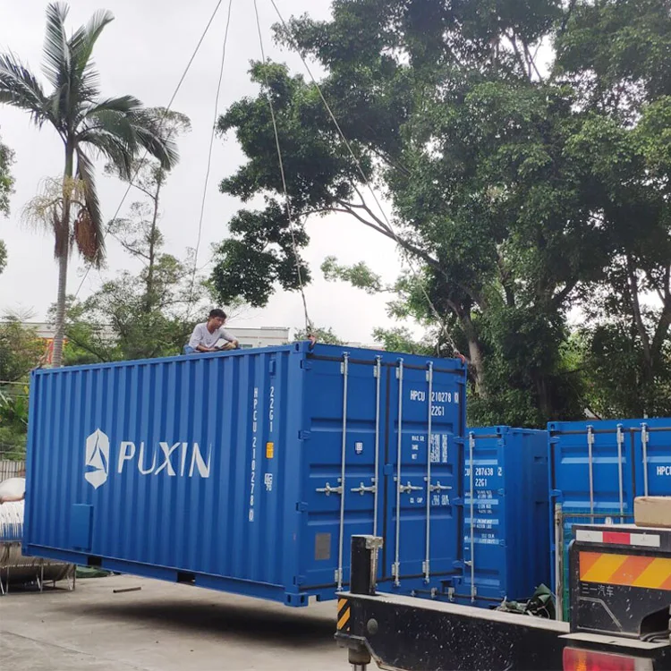 
Restaurant School Hotel Canteen Food Waste Composting to Produce Biogas Container Biogas Plant for Sale 