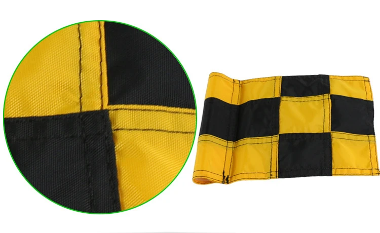 Logo Custom mini practice Golf Flag Stick Set With Golf Hole Cup For Practice Putting Green Set for Golf Course