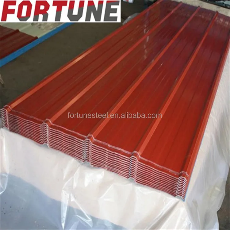 color coated galvanized steel sheet metal 0.38x836mm wave type light blue corrugated iron roofing