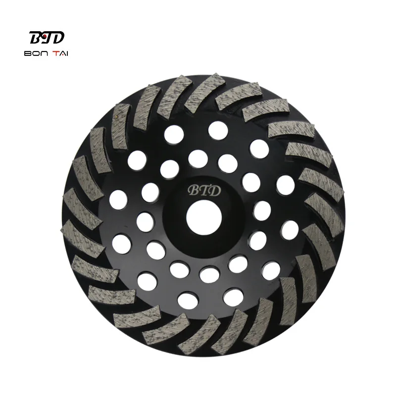 7 inch diamond turbo segment cup grinding wheel for concrete