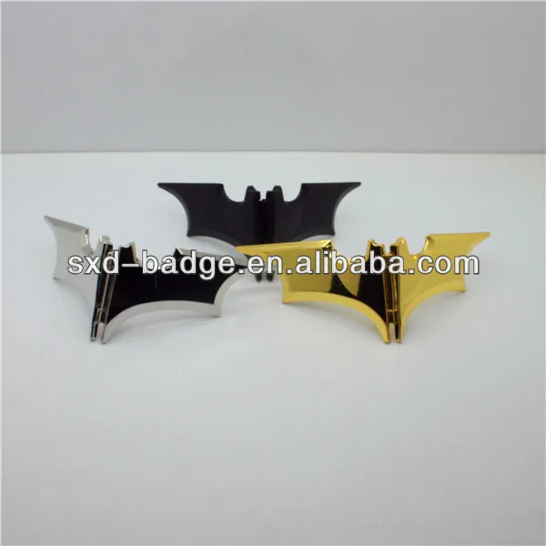 The Batarang Folding Money Clip-Black Satin with black box