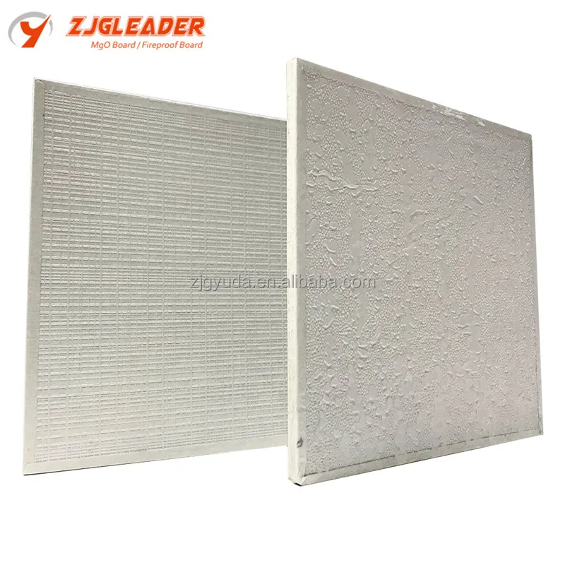 Magnesium oxide board for insulated decorative ceiling and mgo wall panels