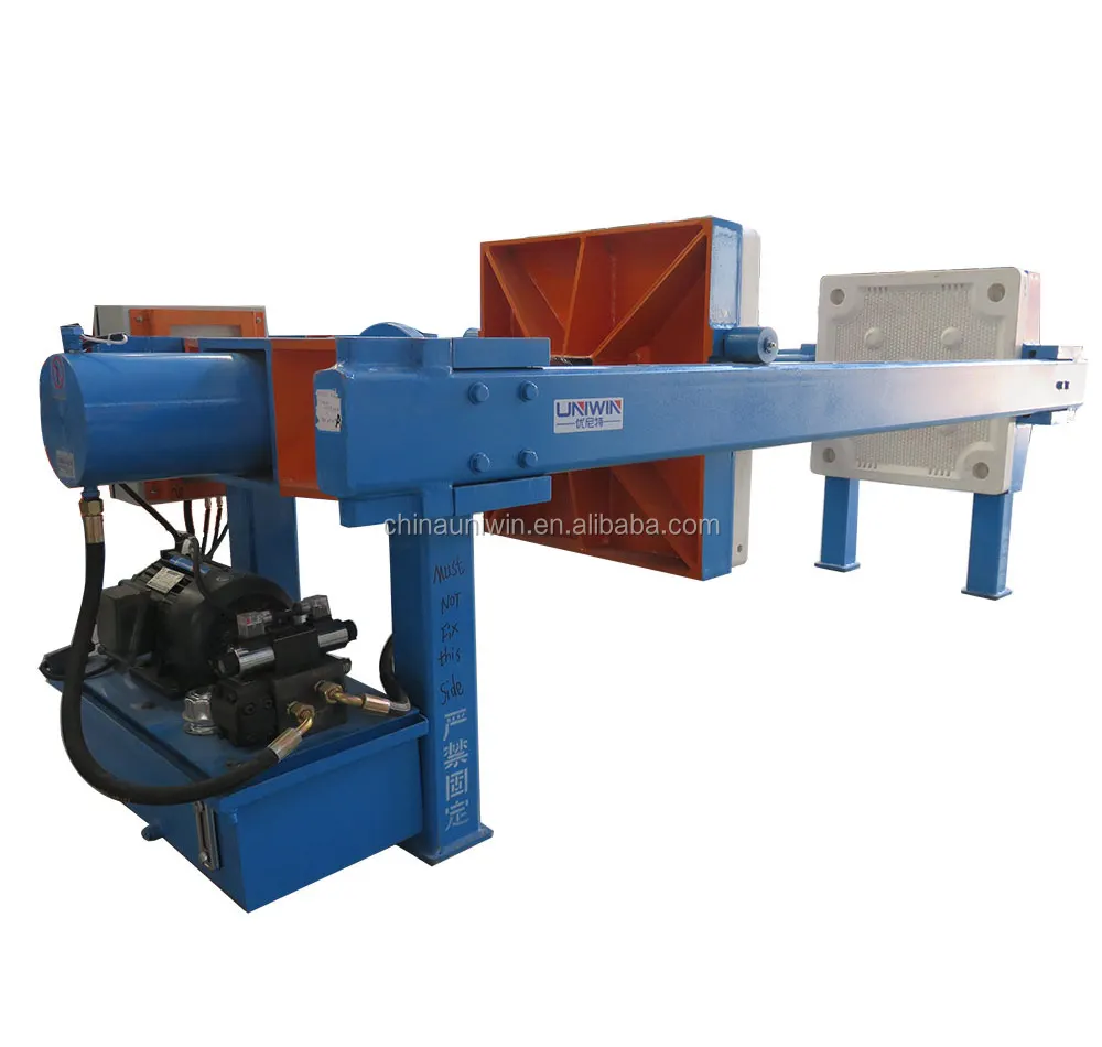 Фильтрующий пресс марки Uniwin для горных работ, химикатов, готовых смешанных заводов