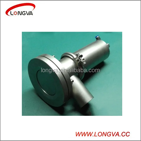 sanitary stainless steel pneumatic tank bottom valve