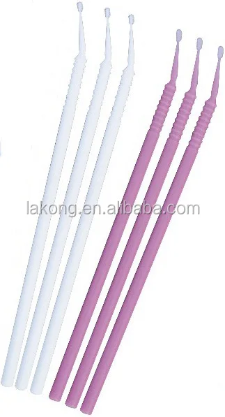 Гибкая микро-аппликатор, тонкая/супертонкая/Обычная одноразовая микро-щетка для стоматологических ресниц