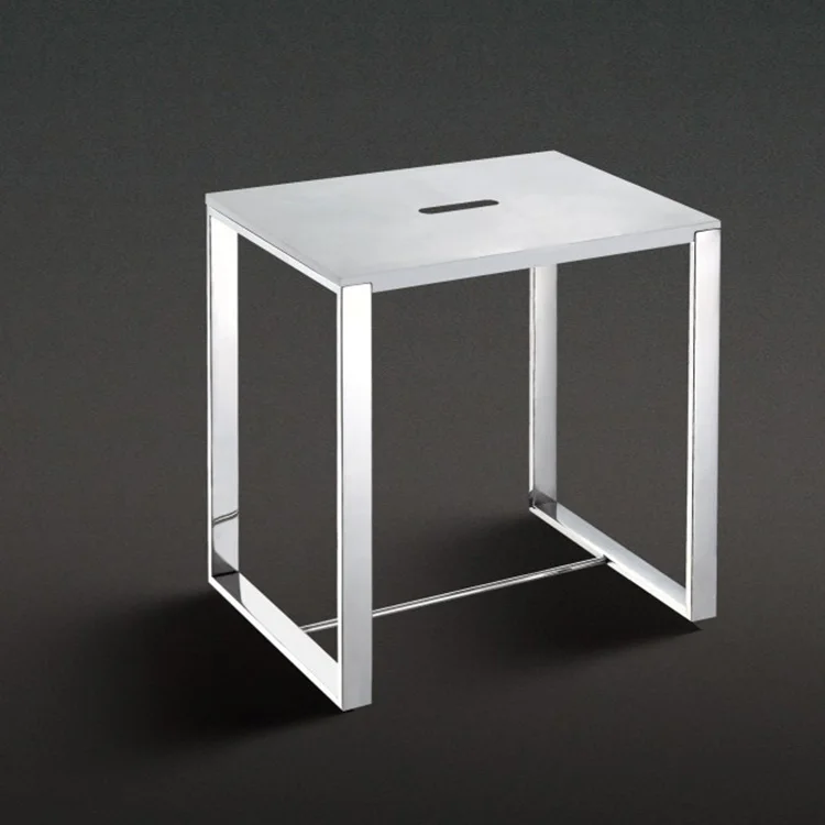 KC-01 bathroom shower seat shower bench freestanding solid surface resin stone shower stool