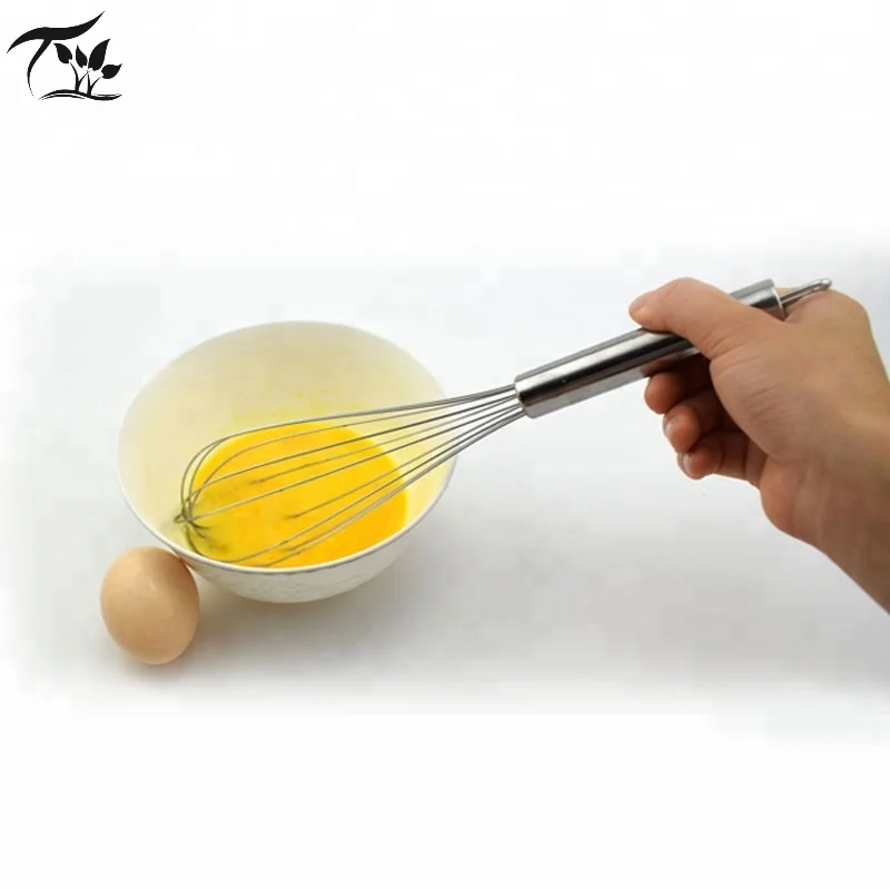 
12' Trade Assurance Egg Beater Stainless Steel Egg Whisk 