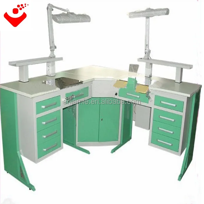 Рабочая станция для двухместных стоматологических техников