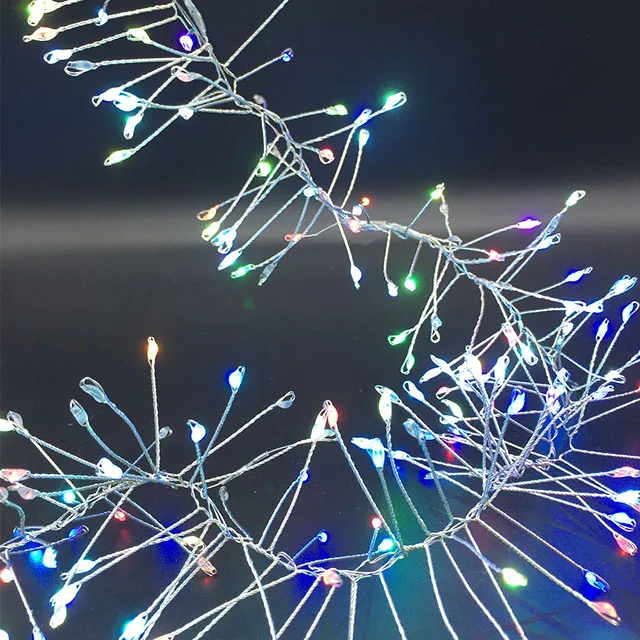8 Modes Waterproof Outdoor Indoor Christmas LED Firecracker Fairy String Light led holiday light