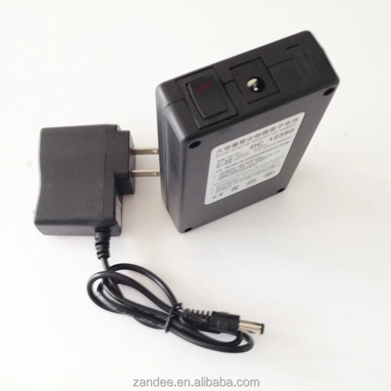 High quality rechargeable 12V 2800mah li-ion lithium polymer Battery power bank for LED Strips CCTV Camera