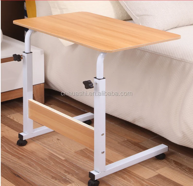 2020 Chinese Style Study Desk Multi-functional Mesa Height Lifting Table With Wheels