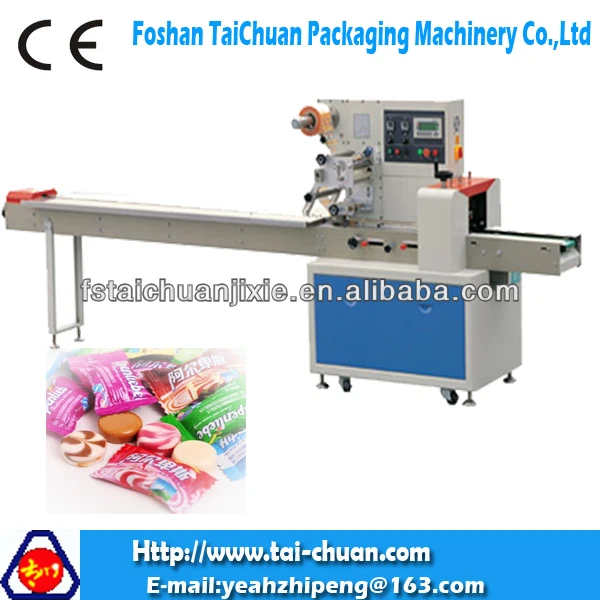 automatic haval candy horizontal flow packaging machine