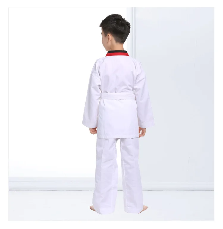 Custom Logo Adult Child Martial Arts Suit Taekwondo Uniform