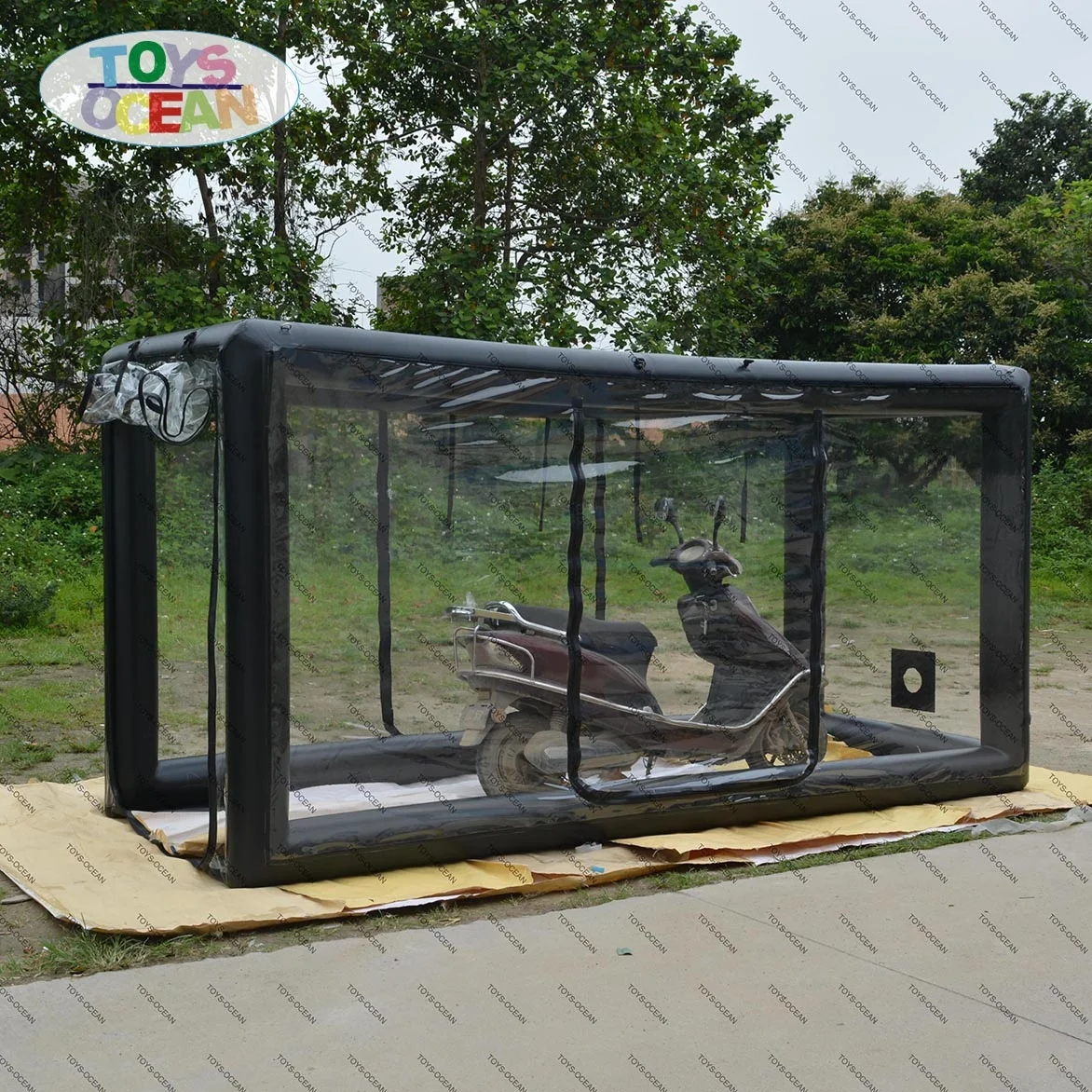 Inflatable Motorcycle Cover Capsule Bubble for Indoor