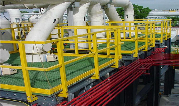 FRP Fiberglass Working Platform Floor Grating