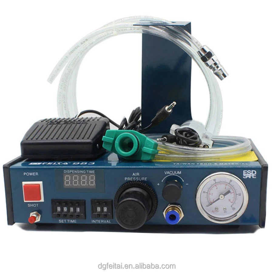 
FT-983 High Precision Automatic Glue Dispensing Dispenser Liquid Soldering Fluxes Paste Controller Dropper 