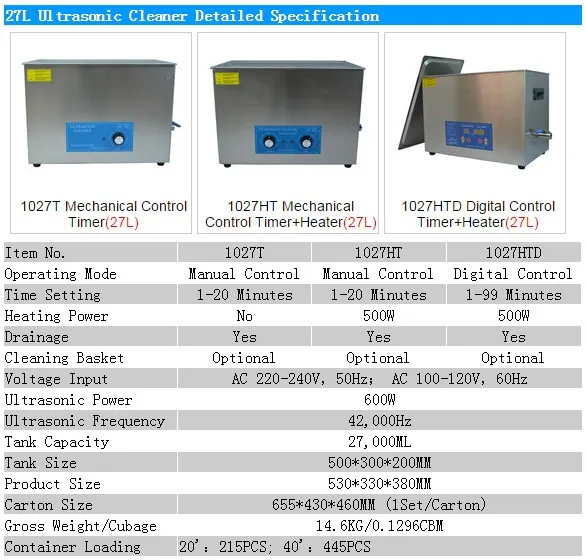 1027HTD 30L PCB Circuit Board Ultrasonic Cleaner for Motherboard Cleaning