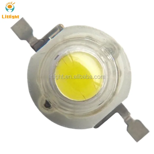 Narraw Beam Angle 3000K 3500K 5600K 6300K 12000K 13000K color temperature Diode 3w high power led chip with 60 degree dome lens