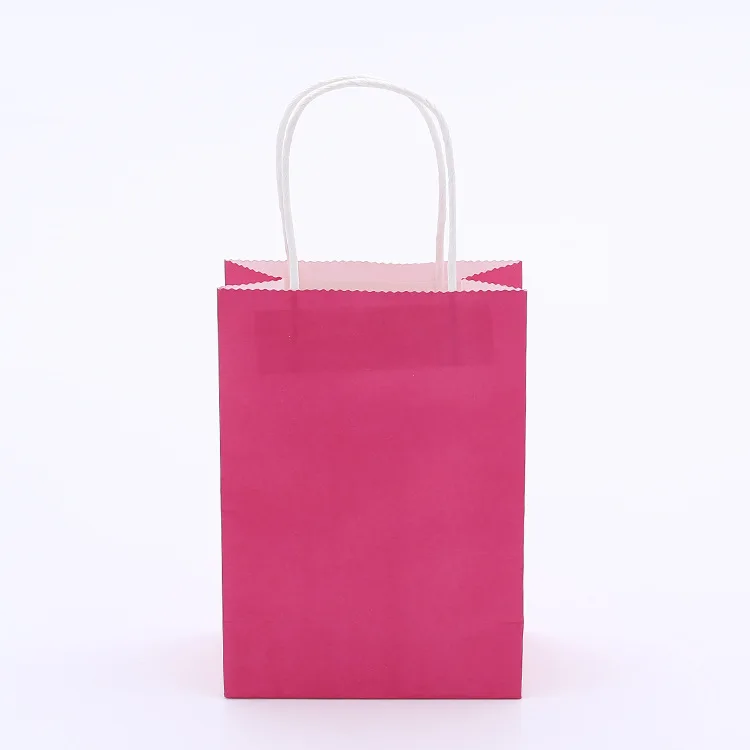 Low Cost Machine Making Kraft Paper Shopping Bag with Twisted Paper Handle