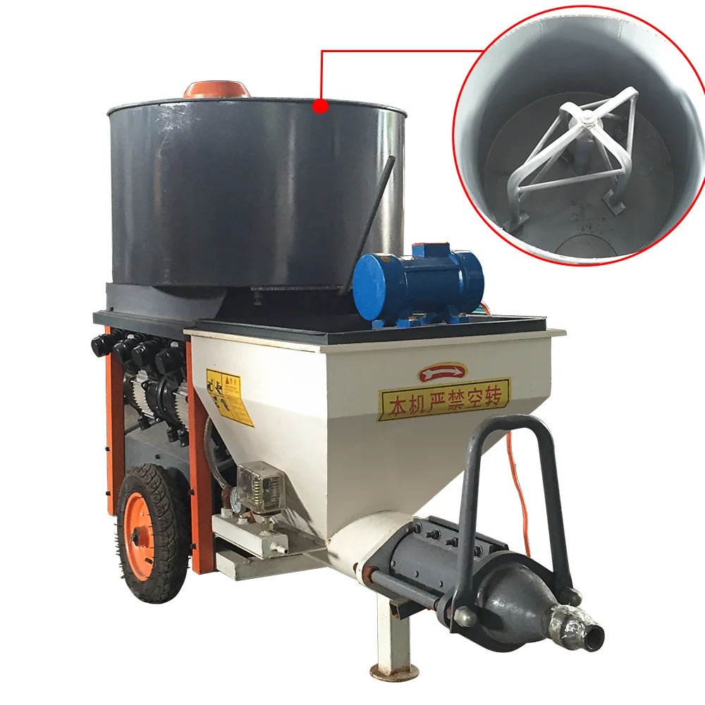 380V mortar grouting machine cement mixer plastering machine