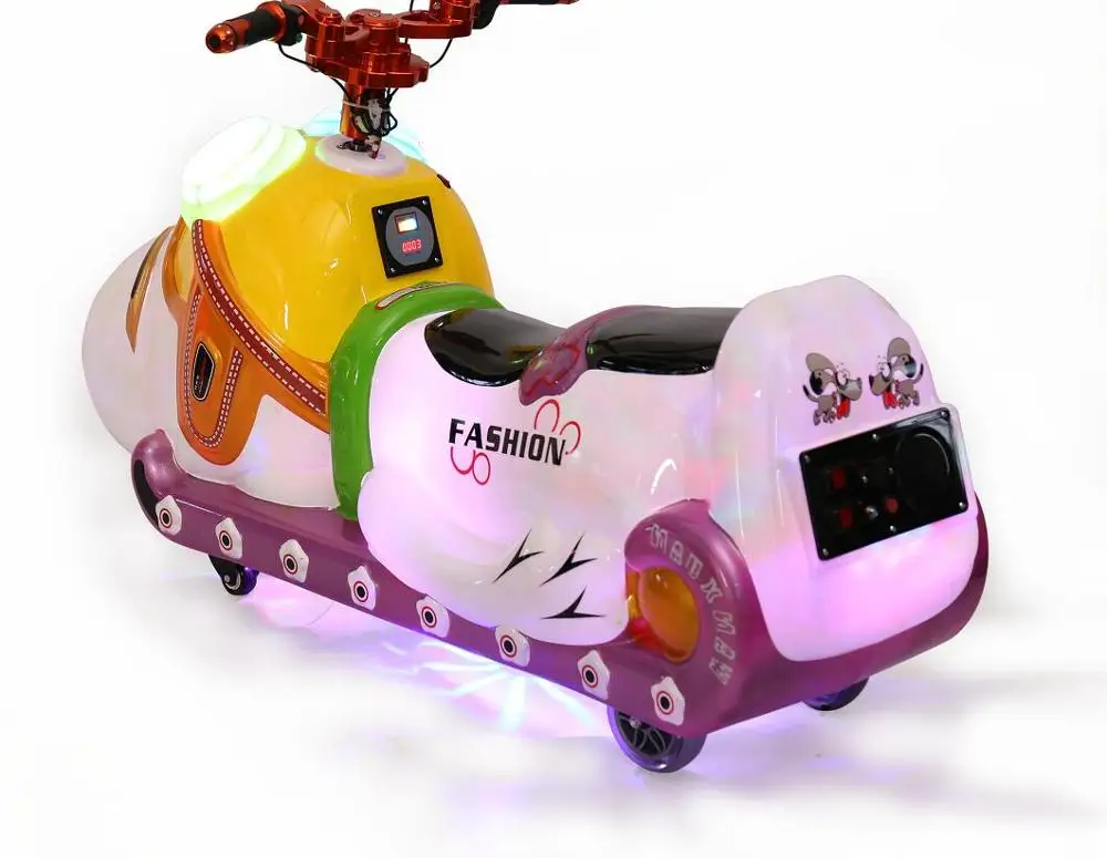 Attractive Musical Rocking Dog Motor Plane with Beautiful Light