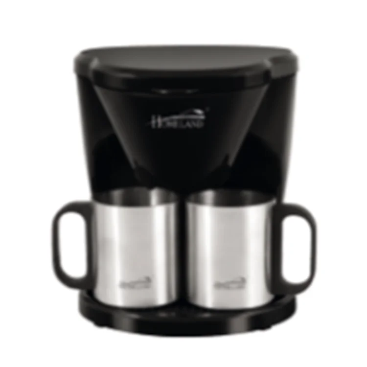 Professional double cup coffee machine voltage 110V~240V 1.2L coffee machine