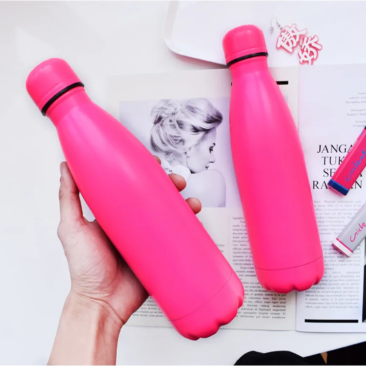 Portable 750ml stainless steel bottle 1 litre liter for Summer Outdoor Sports Camping Hiking Cycling