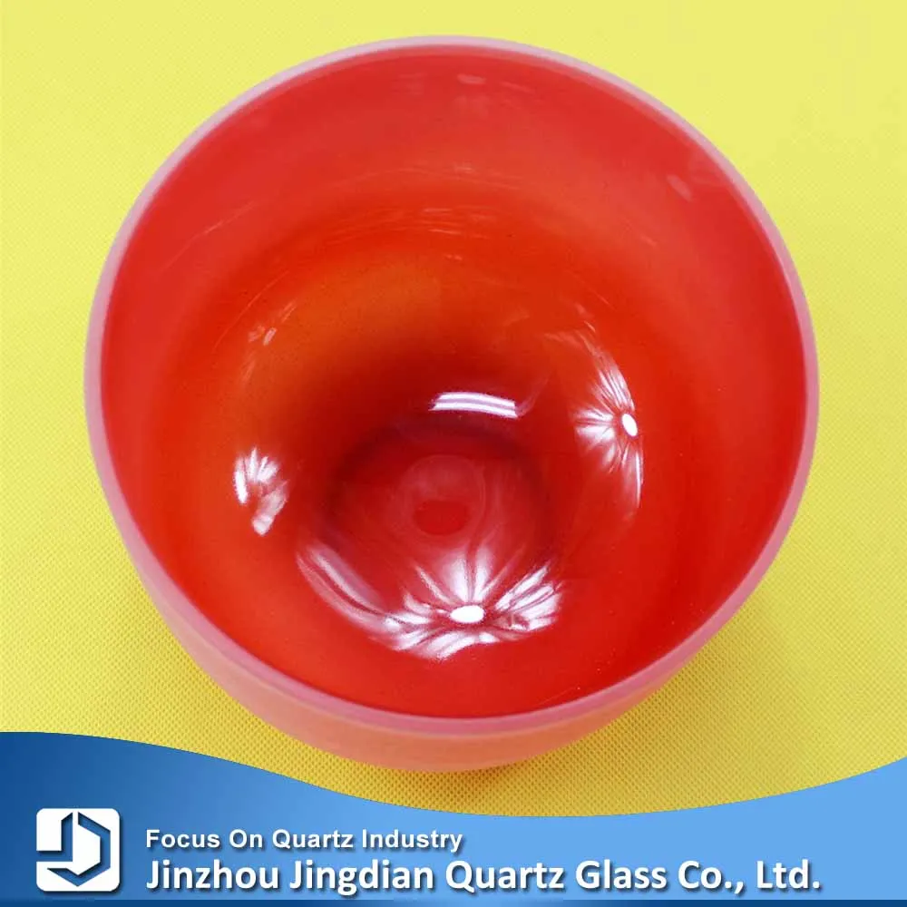 7 Color crystal quartz singing bowls