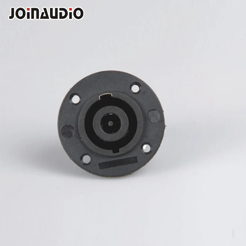 Round All Metal Audio Speaker Metal Front Panel Mount Female 4 pole Speakon Socket