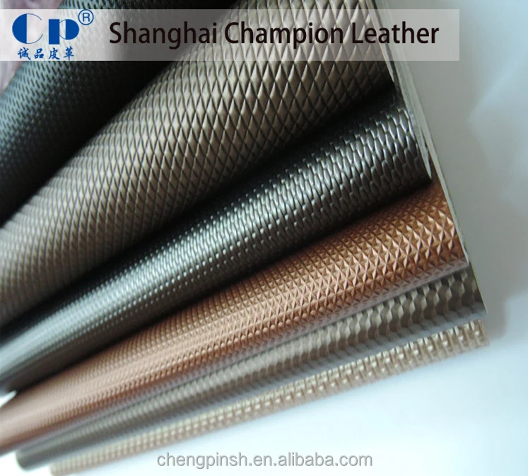 
Customized 3D Pattern Embossed PU Leather For Bags Artificial PVC 