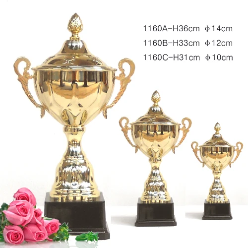 Electroplating trophy cup with custom engraving trophy cup trophies