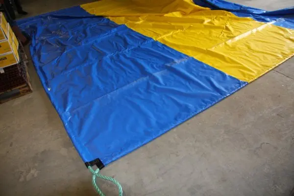 Tarpaulin for giant slide 610gsm Waterproof Glossy & Matte For Awning and Truck Cover