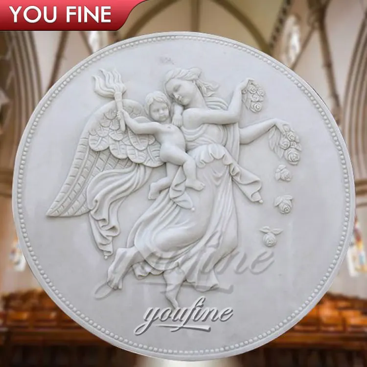 Рельефная мраморная скульптура для настенной панели