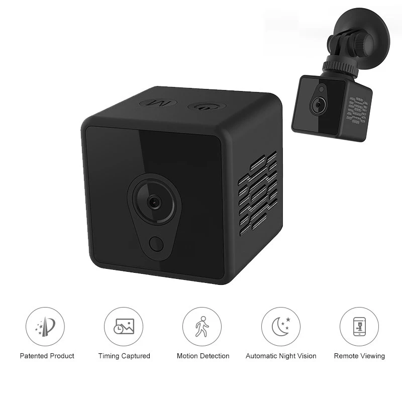 
loop recording 8 infrared night vision wifi hd home security ip camera sd card mini camera wireless 